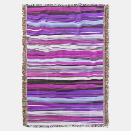 Abstracte #2: Paarse vervagen Deken (Voorkant Verticaal)