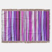 Abstracte #2: Paarse vervagen Deken (Voorkant)