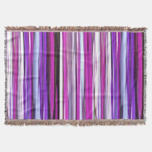 Abstracte #2: Paarse vervagen Deken (Voorkant)
