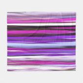 Abstracte #2: Paarse vervagen Fleece Deken (Voorkant (Horizontaal))