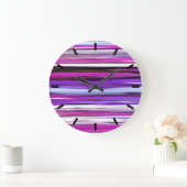 Abstracte #2: Paarse vervagen Grote Klok (Huis)