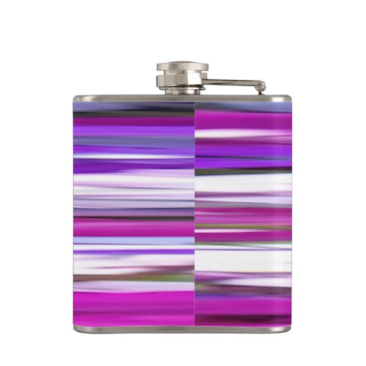 Abstracte #2: Paarse vervagen Heupfles (Achterkant)