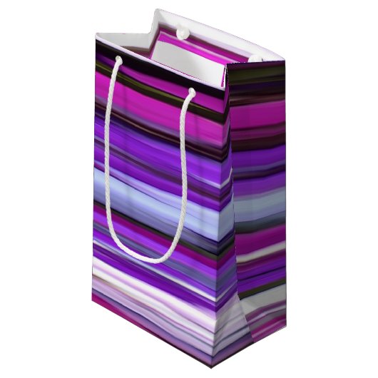 Abstracte #2: Paarse vervagen Klein Cadeauzakje (Voorkant Gekanteld)