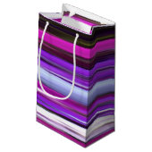 Abstracte #2: Paarse vervagen Klein Cadeauzakje (Achterkant Gekanteld)