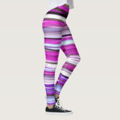 Abstracte #2: Paarse vervagen Leggings (Rechts)