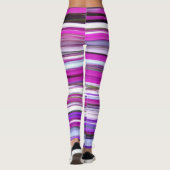 Abstracte #2: Paarse vervagen Leggings (Achterkant)