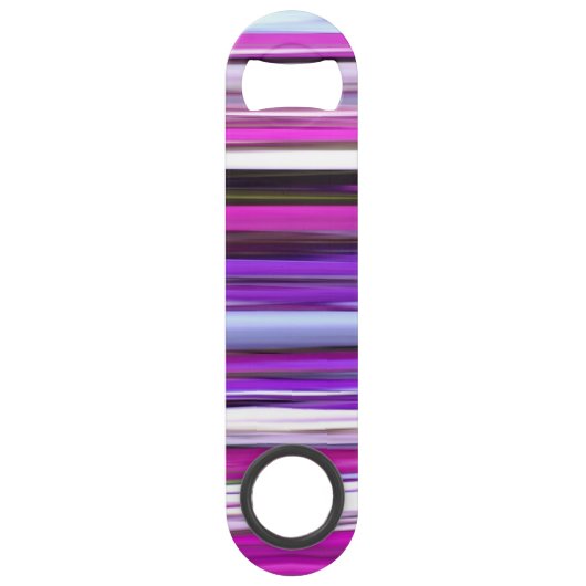 Abstracte #2: Paarse vervagen Speed Flessenopener (Achterkant)