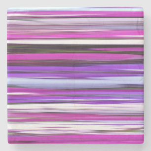Abstracte #2: Paarse vervagen Stenen Onderzetter
