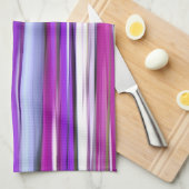 Abstracte #2: Paarse vervagen Theedoek (Quarter Fold)