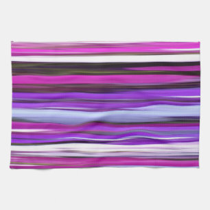 Abstracte #2: Paarse vervagen Theedoek