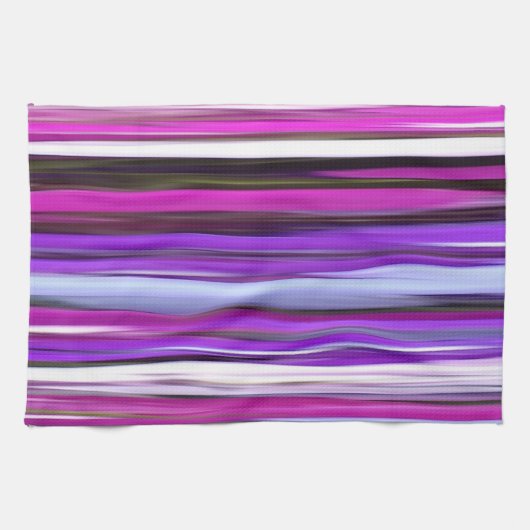 Abstracte #2: Paarse vervagen Theedoek (Horizontaal)