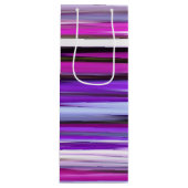 Abstracte #2: Paarse vervagen Wijn Cadeautas (Voorkant)