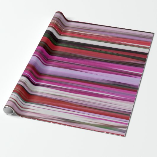 Abstracte #2: Rode vervaging Cadeaupapier (Uitgerold)