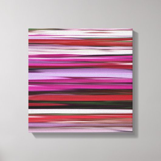 Abstracte #2: Rode vervaging Canvas Afdruk (Voorkant)