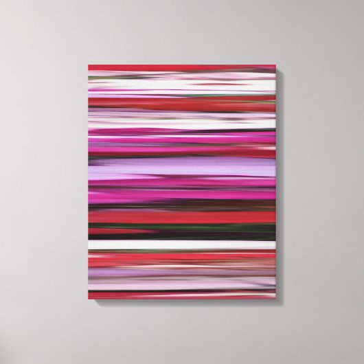 Abstracte #2: Rode vervaging Canvas Afdruk (Voorkant)