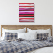 Abstracte #2: Rode vervaging Canvas Afdruk (Insitu (Slaapkamer))
