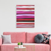 Abstracte #2: Rode vervaging Canvas Afdruk (Insitu (Woonkamer))