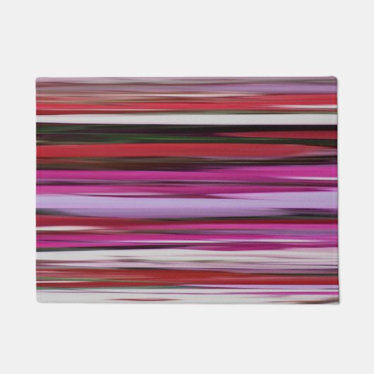 Abstracte #2: Rode vervaging Deurmat (Voorkant)