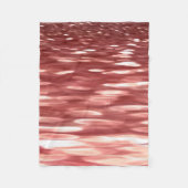 Abstracte #2: Rode vervaging Fleece Deken (Voorkant)