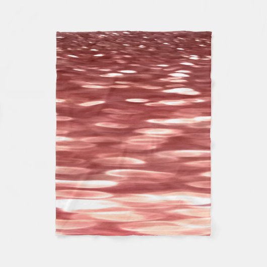 Abstracte #2: Rode vervaging Fleece Deken (Voorkant)