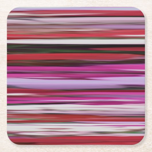 Abstracte #2: Rode vervaging Kartonnen Onderzetters (Voorkant)