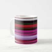 Abstracte #2: Rode vervaging Koffiemok (Voorkant links)