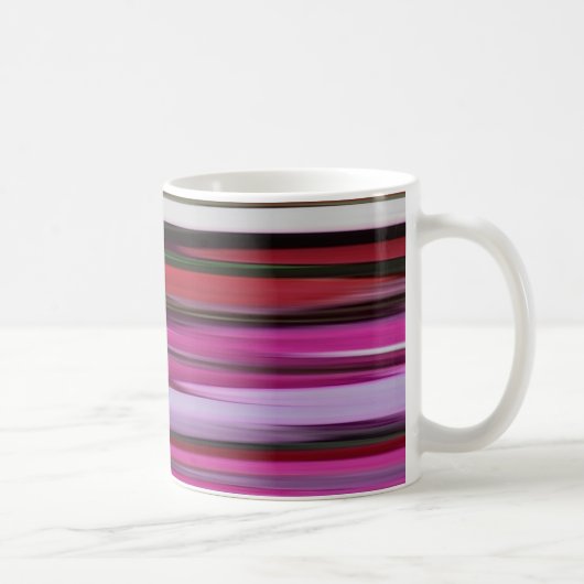 Abstracte #2: Rode vervaging Koffiemok (Rechts)
