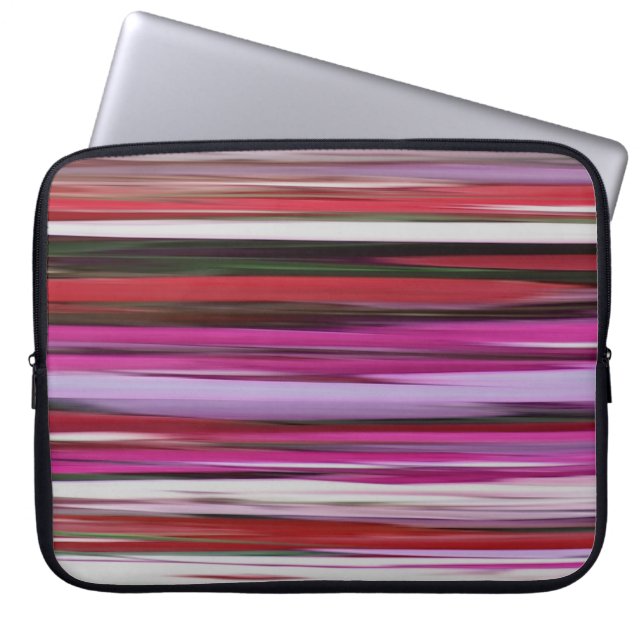 Abstracte #2: Rode vervaging Laptop Sleeve (Voorkant)