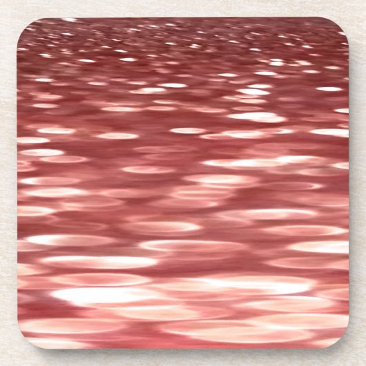 Abstracte #2: Rode vervaging Onderzetter (Voorkant)