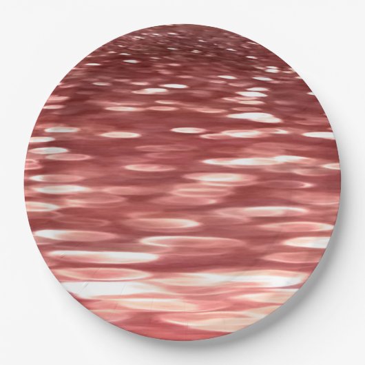 Abstracte #2: Rode vervaging Papieren Bordje (Voorkant)