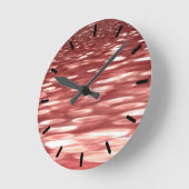 Abstracte #2: Rode vervaging Ronde Klok (Hoek)