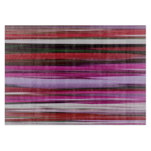 Abstracte #2: Rode vervaging Snijplank (Voorkant)