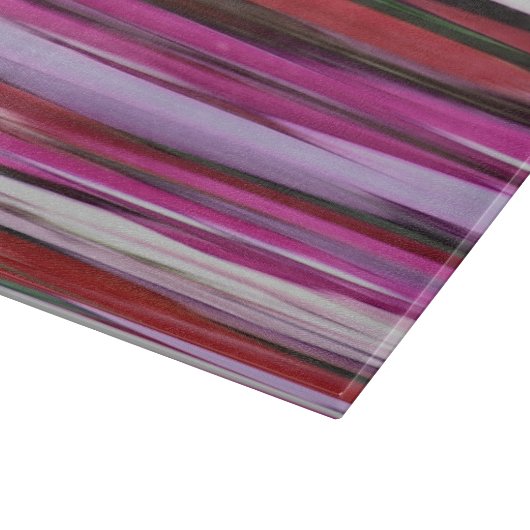 Abstracte #2: Rode vervaging Snijplank (Hoek)