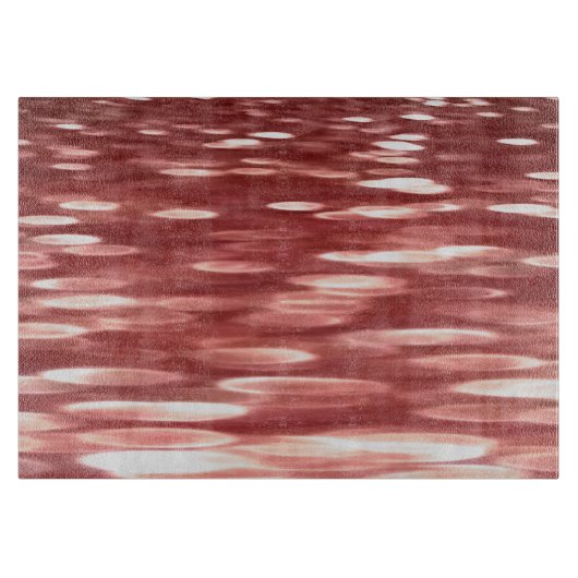 Abstracte #2: Rode vervaging Snijplank (Voorkant)
