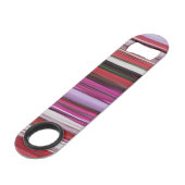 Abstracte #2: Rode vervaging Speed Flessenopener (Voorkant Gekanteld)