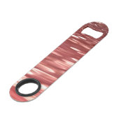 Abstracte #2: Rode vervaging Speed Flessenopener (Achterkant Gekanteld)