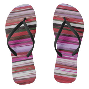 Abstracte #2: Rode vervaging Teenslippers