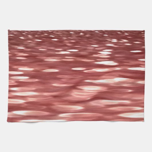 Abstracte #2: Rode vervaging Theedoek (Horizontaal)