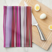 Abstracte #2: Rode vervaging Theedoek (Quarter Fold)