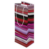 Abstracte #2: Rode vervaging Wijn Cadeautas (Achterkant Gekanteld)