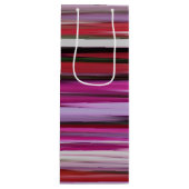 Abstracte #2: Rode vervaging Wijn Cadeautas (Voorkant)