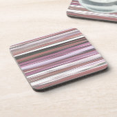 Abstracte #2: Roze vervaging Bier Onderzetter (Linkerzijde)