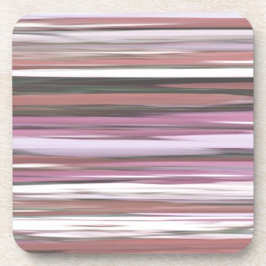 Abstracte #2: Roze vervaging Bier Onderzetter (Voorkant)