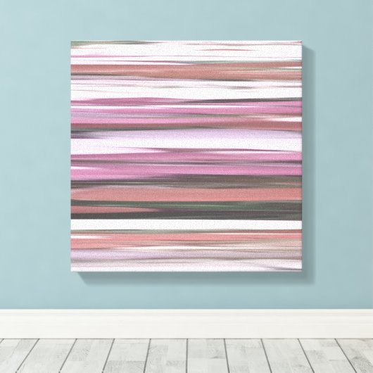 Abstracte #2: Roze vervaging Canvas Afdruk (Insitu (Houten vloer))