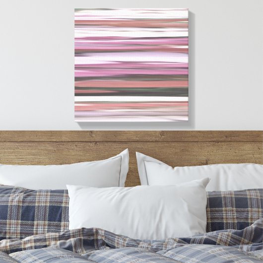 Abstracte #2: Roze vervaging Canvas Afdruk (Insitu (Slaapkamer))
