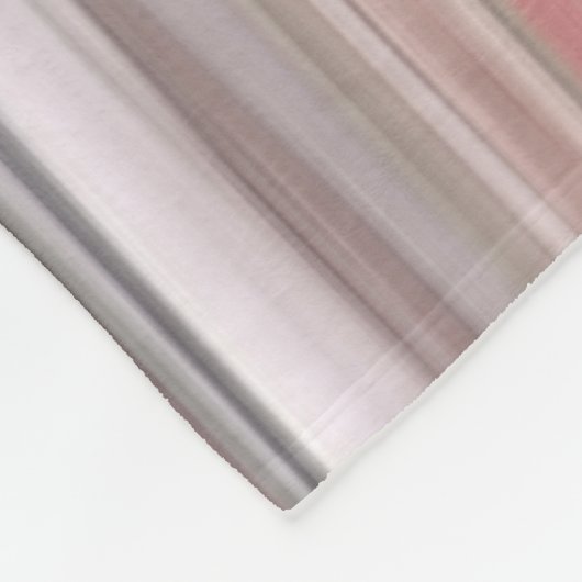 Abstracte #2: Roze vervaging Fleece Deken (Hoek)