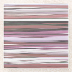 Abstracte #2: Roze vervaging Glazen Onderzetter