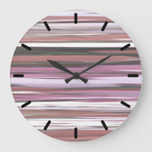 Abstracte #2: Roze vervaging Grote Klok