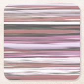 Abstracte #2: Roze vervaging Kartonnen Onderzetters (Voorkant)
