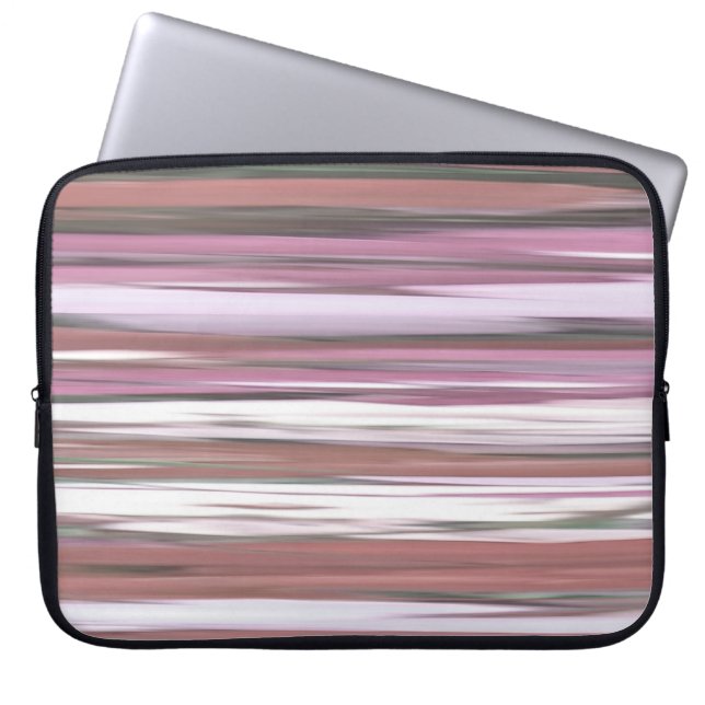 Abstracte #2: Roze vervaging Laptop Sleeve (Voorkant)